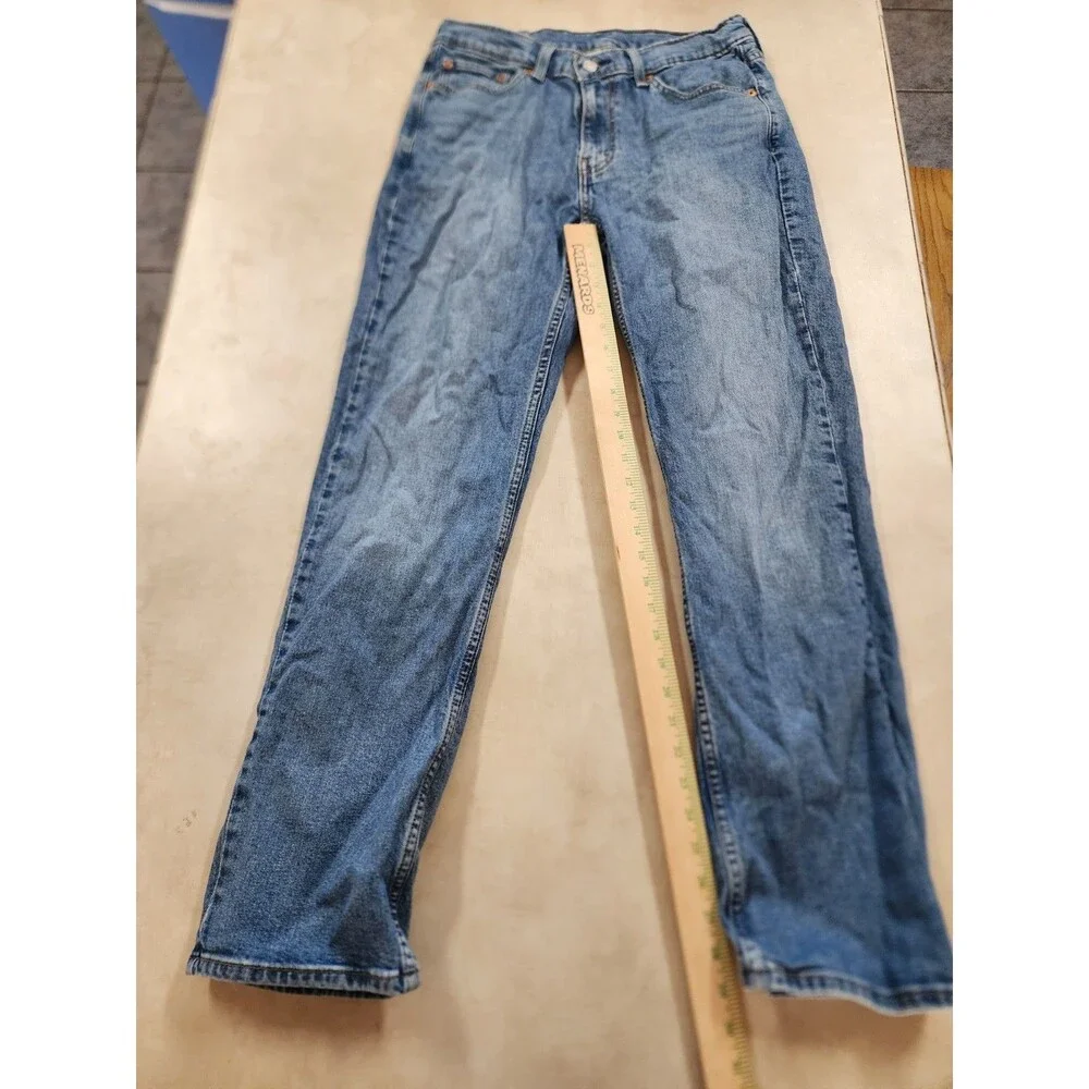 Levis 514 Straight Leg Jeans Men's 32x32 Medium Wash Blue Denim